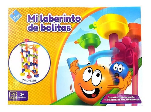 Juego De Mesa Mi Laberinto De Bolitas 74 Piezas Duende Azul