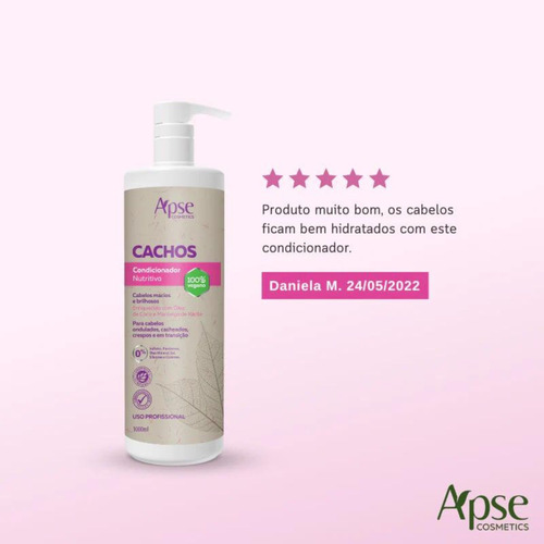 Condicionador Cachos Nutritivo Apse 1000ml