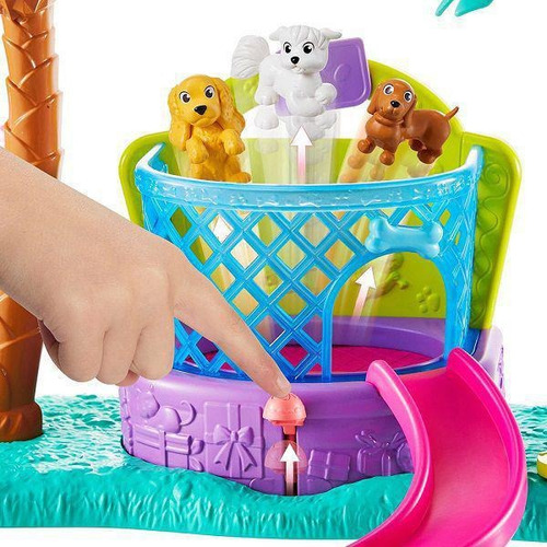 Polly Pocket Parque Tematico Com Cenario E Animais Gwd80 - M