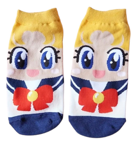 Calcetines Adulto Sailor Moon Dibijos Animados Kawaii
