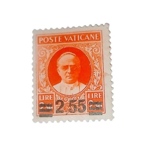 Estampilla Vaticano Yt. 63 1934 Sob.s/v. 1929 2.55 L.s/2.50