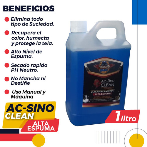 Shampoo Para Tapiz Y Alfombras Ultraconcentrado 