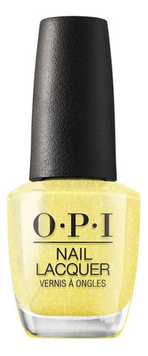 Opi Nail Lacquer Ray Diancex 15ml Hidden Prism Color AMARILLO CON BRILLO