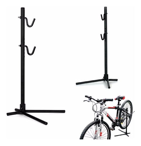 Pack X2 Atril Ajustable Pedestal Para Bicicleta De Aluminio