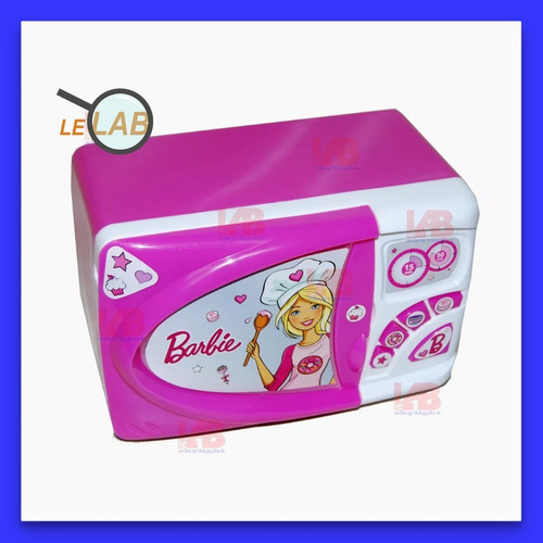 Microondas Barbie Juguete Original Tv Lelab