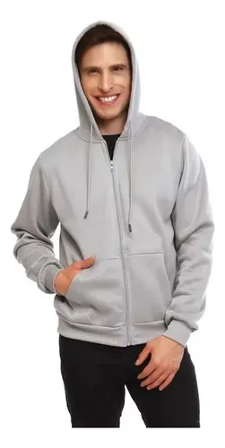 Sudadera De Hombre Gorro Capucha Deportiva Con Cierre Hoodie