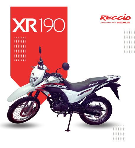 Honda Xr 190 0km 2024 Reggio Motos Ramos Mejia