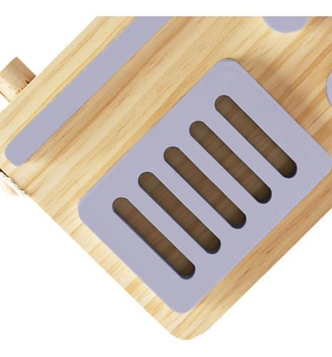Bebé Juguete Madera Mini Radio Juguete Aprendizaje