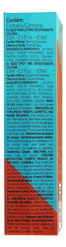 Egeo Vanilla Vibe, 10ml E Egeo Spicy Vibe, 10ml