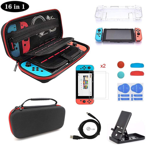 Estuche Kit De Acessórios Juego Para Nintendo Switch 16 En 1