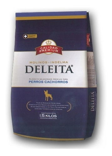 Deleita Alimento Premium Cachorros 15kg Perros