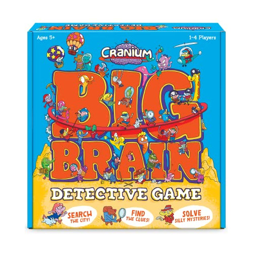 Juego De Detectives Cranium Big Brain 14 Jugadores, Niã...