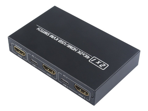 Conmutador Divisor Hub Usb Kvm E Hdmi Conmutador Soporte 4k