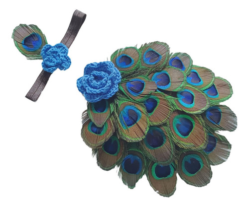 Conjunto De Fantasia De Pavão Infantil, Roupas De Algodão