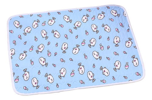 Almohadilla De Látex Azul Para Perros 40x30cm Hasta 6kg