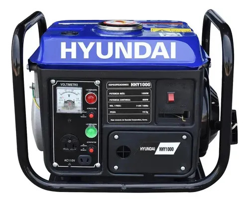 Generador Portátil 1000w Monofásico 110v A Gasolina Hyundai