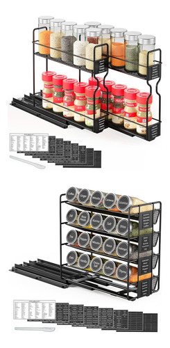 Spaceaid Organizador Especia Extraible Para Gabinete 2 Cajon