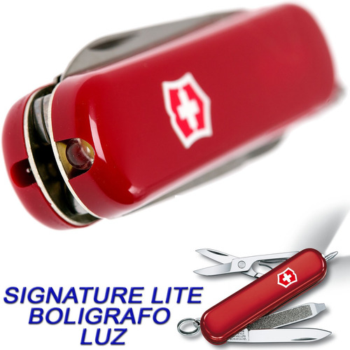 Navaja Suiza Victorinox Signature Lite Boligrafo Y Luz Led