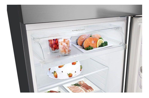 Geladeira Lg Frost Free Inverter 461l Duplex Inox Look 220v Inox