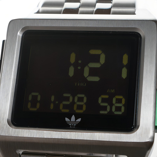 Reloj adidas Originals Hombre Verde Archive Sp1 Cl4743 Color de la correa Plateado