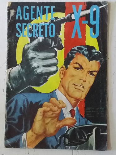 Agente Secreto X-9 No.10 Comic, Historieta Antigua