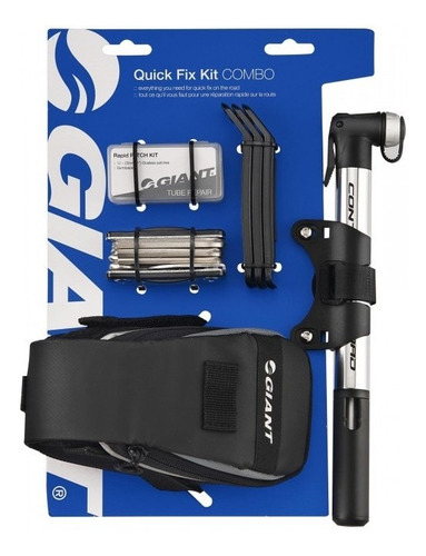 Kit Reparación Bicicleta Giant Quick Fix Combo C/ Inflador
