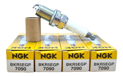 Bujía Ngk Platino Bkr5egp Fiat Palio 1.6 2004-2005 4 Pz.