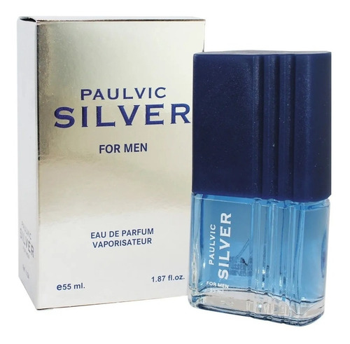 Perfume Paulvic Silver- Hombre - Vapo - 55 Ml. Llevas 3 Unid