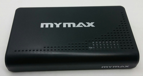 Hub Switch My Max 24 Portas 10/100 C/fonte Mswis1024d