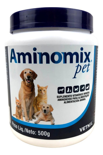 Aminomix Pet Pó 500g - Vetnil