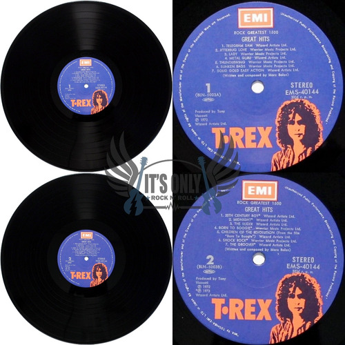 Lp T. Rex - Great Hits ( Obi 1979 Japan Press ) (Usado)