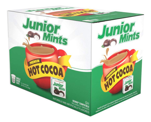 Junior Mint Single-cup Hot Cocoa Keurig K-cup Brewers 12pzs