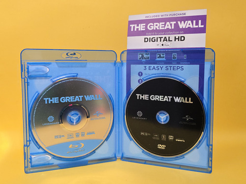 Br + Dvd / The Great Wall / La Gran Muralla / Matt Damon (Usado)