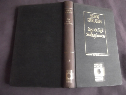 Saga Egil Skallagrimsson Snorri Sturluson Biblioteca Borges