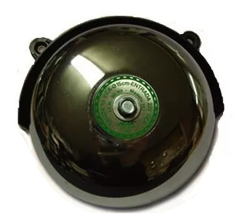 Campana De Alarma Cromada Ø15cm 220v/12  Mjk