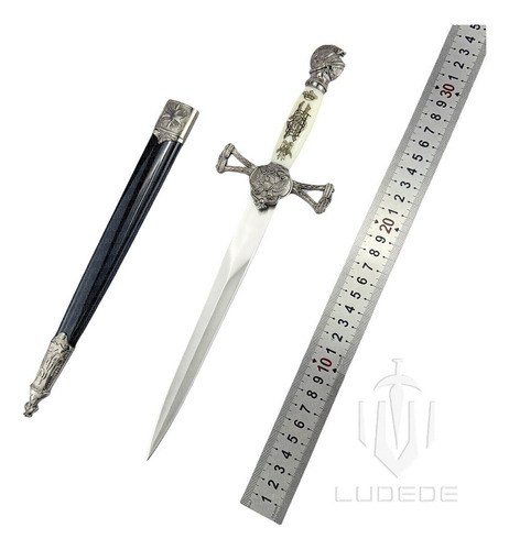 Daga Ceremonial Medieval Caballeros Colon Masonica Filo Real