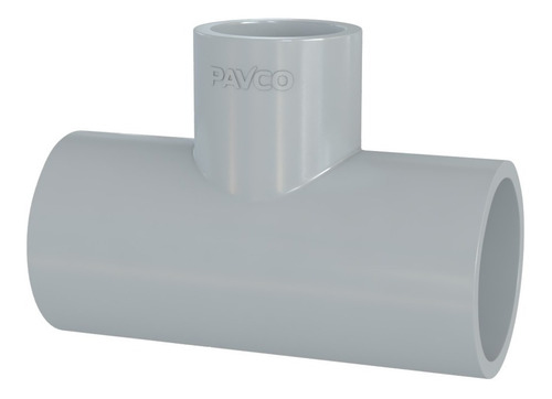 Tee Pvc Con Reducción 1'' × 1/2'' Agua Fria, Liso. Pavco