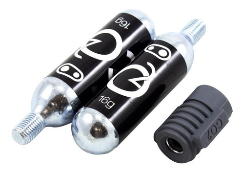 Imagem 1 de 4 de Inflador De Co2 Crank Brothers C/ 02 Cartuchos 16gr Presta