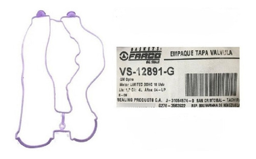 Empacadura Tapa Valvula Optra Limited 1.8 4 Cil 16v Dohc