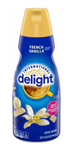 Delight Crema Liquida French Vainilla 946ml **importado**