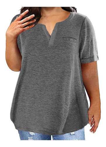 Tops S De Talla Grande Para Mujer, Sexy, Con Cuello En V, En