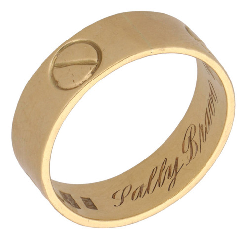 Argolla De 18k Oro Amarillo, 7 Gramos