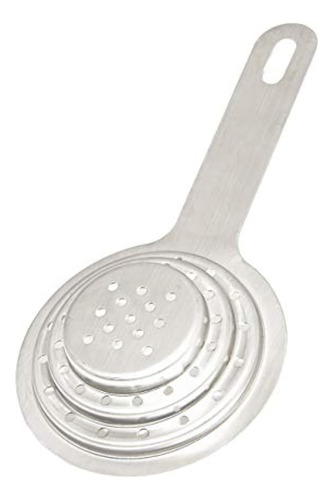 Colador De Latas De Acero Inoxidable Con Mango Plateado