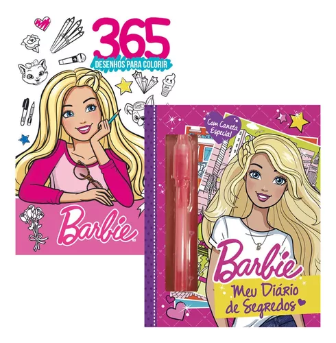 Livro 365 Desenhos para Colorir Barbie