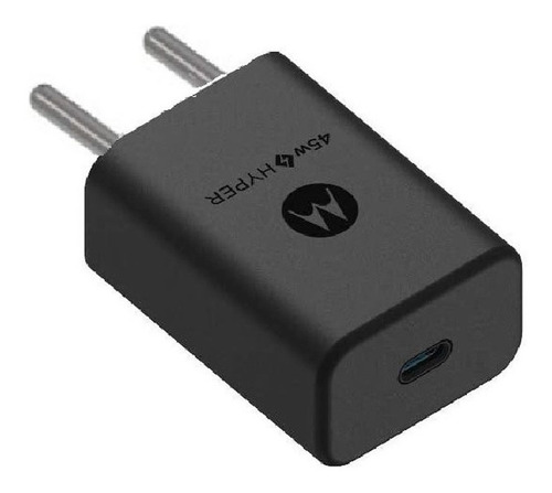 Imagem 2 de 5 de Carregador De Viagem Turbo Power 45w Usb-c Preto Sem Cabo