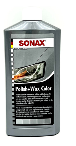 Sonax Polish & Wax Cera Color Gris
