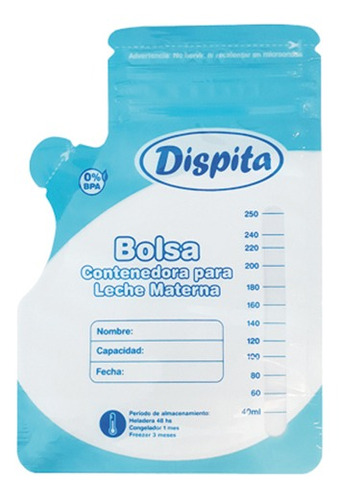 Bolsas Contenedoras De Leche Materna Dispita  X30