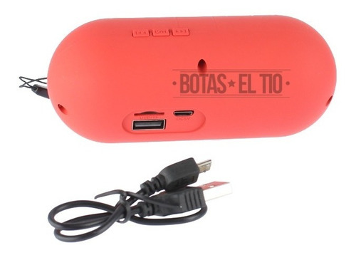 Bocina Capsula Bluetooth Portatil Recargable Usb Buen Sonido