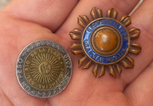 Antiguo Pins Esmaltado Del Liceo Militar Gral San Martin