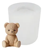 Comprar Molde De Silicona Oso Chico Para Velas Jabones Resina Yeso